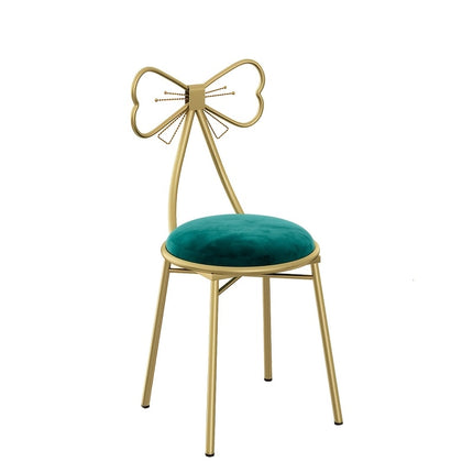 UNICORN Butterfly Makeup Chair with Detachable Backrest white/pink/gray/blue/green