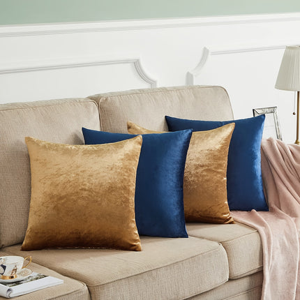 UNICORN Set of 4 Luxurious Velvet Pillow Covers Measuring 40.40 cm to 60.60 cm