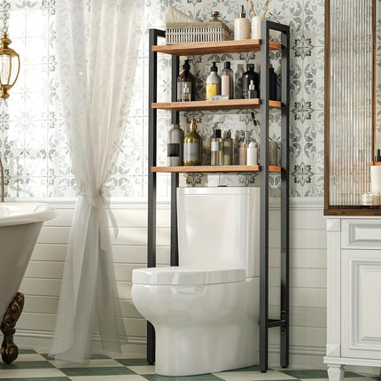 UNICORN Brown, Taupe 3 Tier Over Toilet Bathroom Storage Rack
