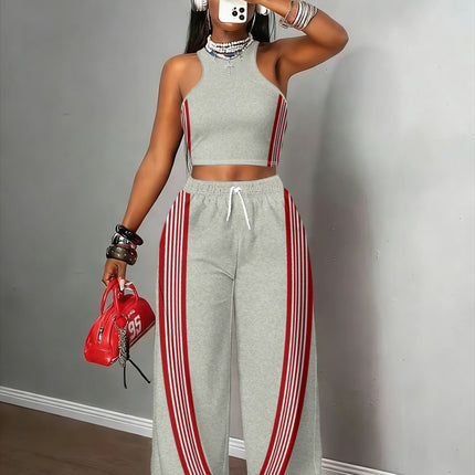 UNICORN Women's Standard Size American Retro Y2K Hot Style 2pcs Set s m l xl xxl