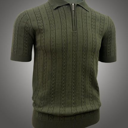 UNICORN Casual Men'S Top with a Polo Collar Knitted Sweater xs s m l xl xxl
