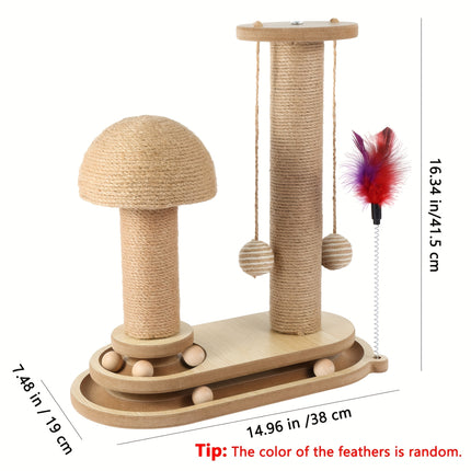 UNICORN Cat Scratching and Sharpening Post Suitable for Indoor Cats and Various Breeds