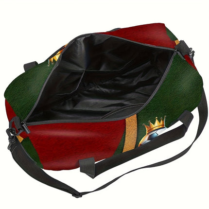 UNICORN Large Capacity Soccer Print Travel Bag - Durable, Creative Sports Duffel