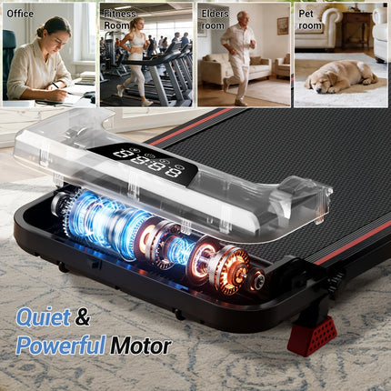 UNICORN 3-in-1 Portable Under Desk Walking Pad Black
