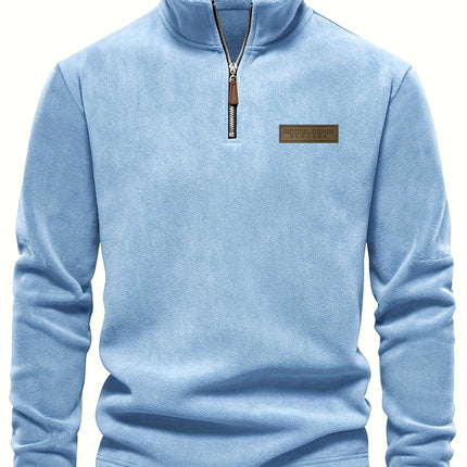 UNICORN Men's Sweatshirt with Stand-Up Collar, Half-Zip, Long Sleeves s m l xl xxl