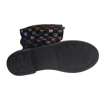 UNICORN Women's European Special Edition Rose Series Slip Thick Platform Boots