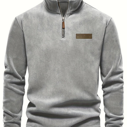 UNICORN Men's Sweatshirt with Stand-Up Collar, Half-Zip, Long Sleeves s m l xl xxl
