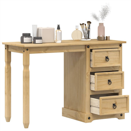 UNICORN Dressing Table, Bedroom Table, Small Table, Makeup Table, Wall Table Brown