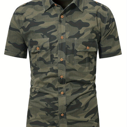 UNICORN Men'S Dress Shirt Army Green s m l xl xxl
