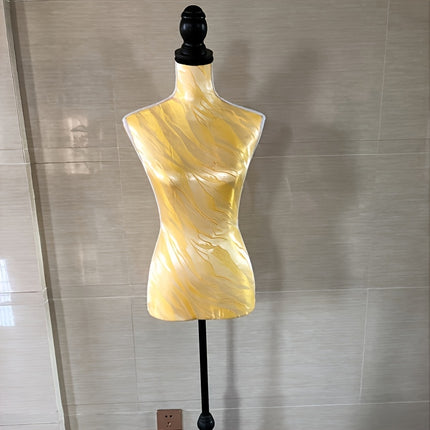 UNICORN Half-Body Foam Mannequin Showcasing Clothing black white yellow orange green