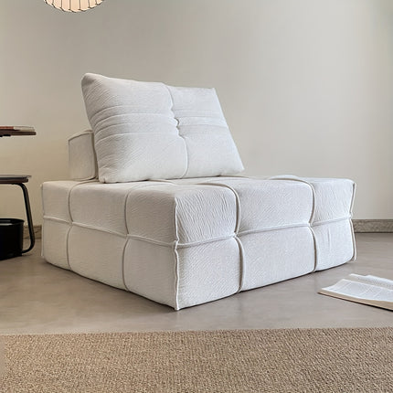 UNICORN New fabric sofa, freely combinable, straight-lined long sofa white dark blue orange