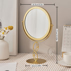 golden 360° rotating vine-style