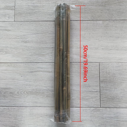 UNICORN Heavy Duty Natural Bamboo Plant Stakes Extra Long 50cm Garden Supports