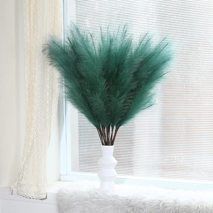 UNICORN 19 Bundles  31.89-Inch Artificial Pampas Grass Plants Beige/mixed/Brown/Black/white