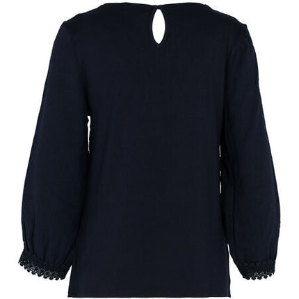 UNICORN Women's long-sleeved blouse dark blue m l xl xxl xxxl