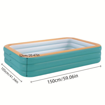 UNICORN 1pc Large Inflatable Pool Indoor Outdoor PVC Material, Summer Pool Parties