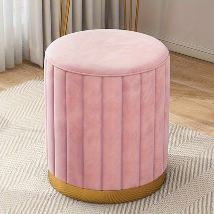 UNICORN Light Luxury Round Makeup Stool, Bedroom Internet Celebrity Sofa Chair