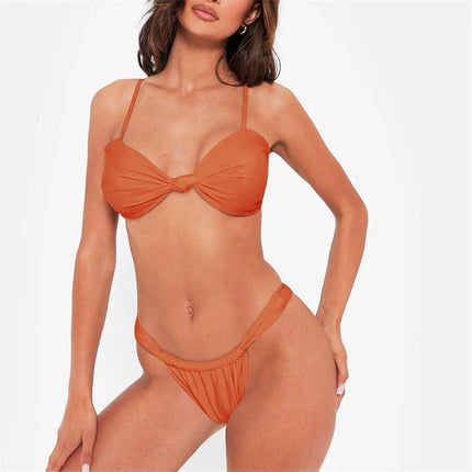 UNICORN Women's bikini set white brown s m l