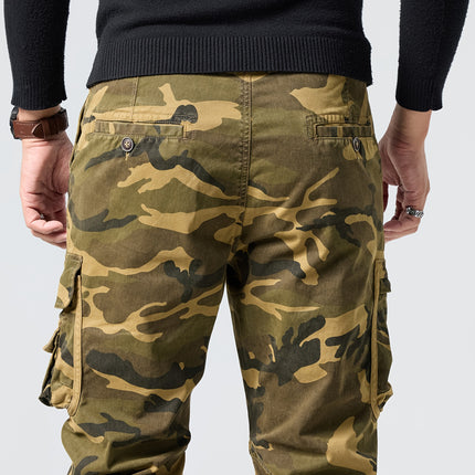 UNICORN Men Street Style Multi-Pocket Camouflage Cargo Pants s m l xl xxl