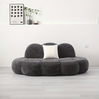 Dark gray + white pillow / 2 people