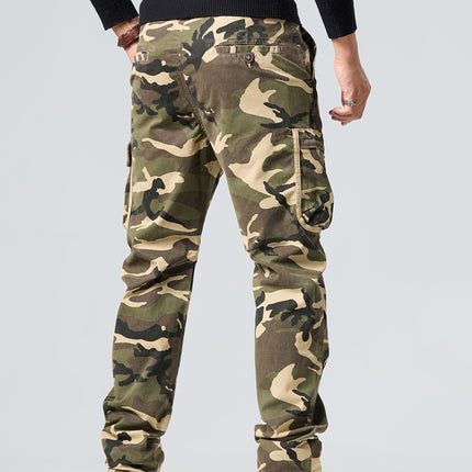 UNICORN Men Street Style Multi-Pocket Camouflage Cargo Pants s m l xl xxl