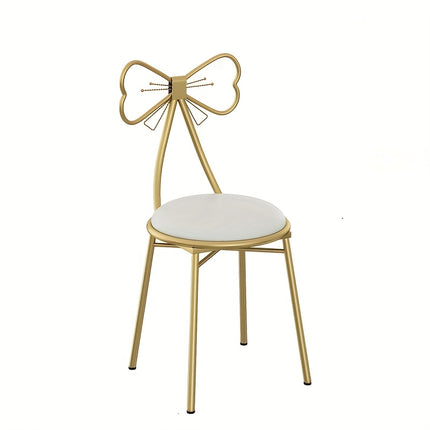 UNICORN Butterfly Makeup Chair with Detachable Backrest white/pink/gray/blue/green