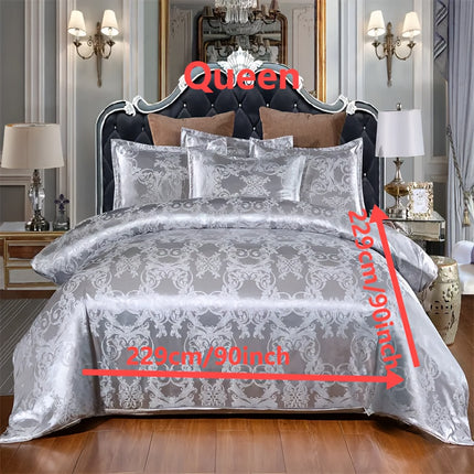 UNICORN Luxury European Jacquard Satin High-Quality Duvet Cover Three-Piece Set