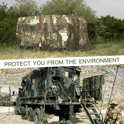 UNICORN Camouflage Netting, Featuring a Mesh Backing, Is Perfect for Military