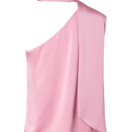 YAS Annalina one shoulder top orchid smoke