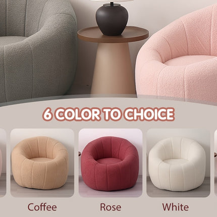 UNICORN 88.01x70 cm, Halloween Pumpkin Single Sofa pink khaki white red stripes