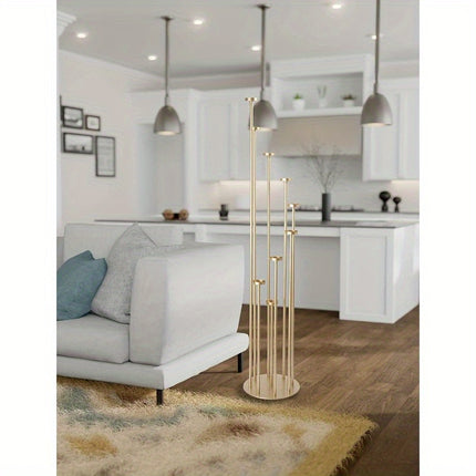 UNICORN 9-Arm Candlestick Floor Lamp Golden