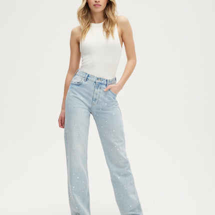 UNICORN Women's jeans jeans with glitter xs s m l xl