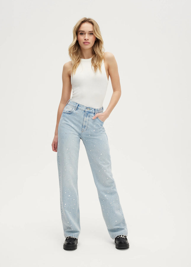UNICORN Women's jeans jeans with glitter xs s m l xl