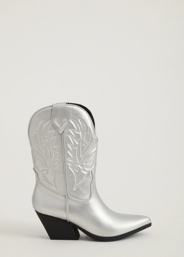UNICORN Women's boots cowboy silver 36 37 38 39 40 41