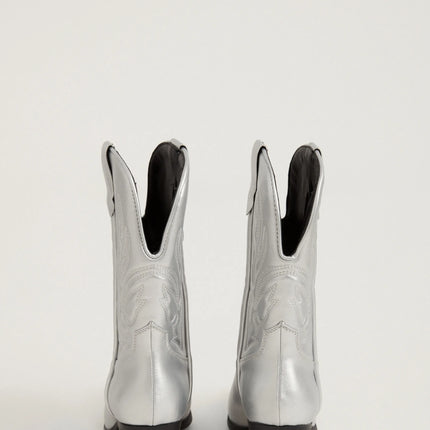 UNICORN Women's boots cowboy silver 36 37 38 39 40 41