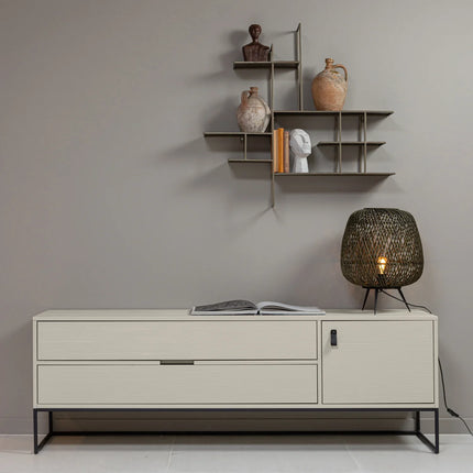 UNICORN Silas TV cabinet 180 cm oak decor 61x180x44 cm
