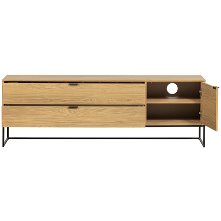 UNICORN Silas TV cabinet 180 cm oak decor 61x180x44 cm