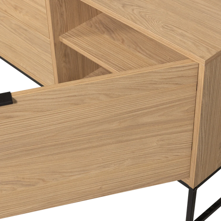 UNICORN Silas TV cabinet 180 cm oak decor 61x180x44 cm