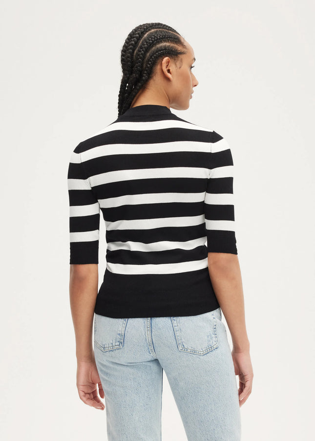 UNICORN Women's sweater striped black blue white xs s m l xl xxl