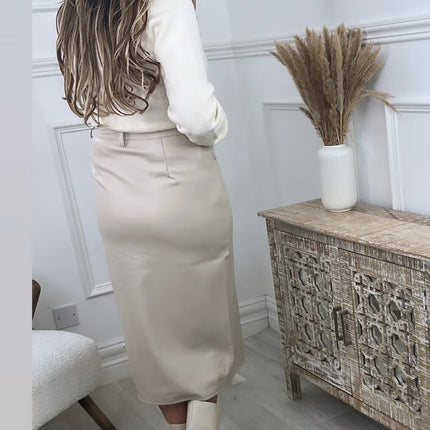UNICORN Women's skirt beige xs s m l xl