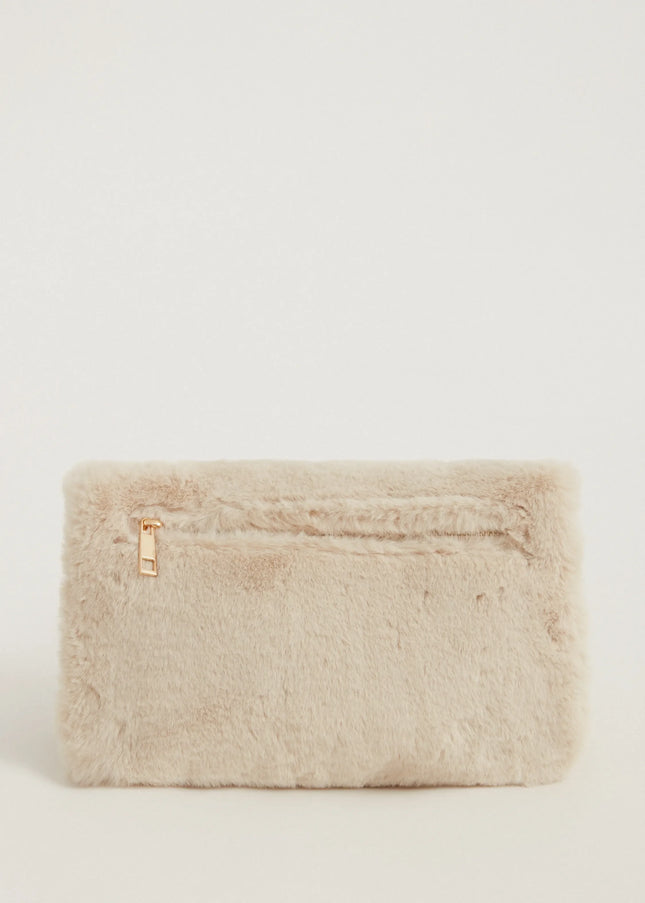 UNICORN Women's shoulder bag soft woolly beige one size