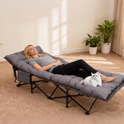 UNICORN Portable Folding Bed, Camp Bed for Guests, Supports Up to 200 Kg