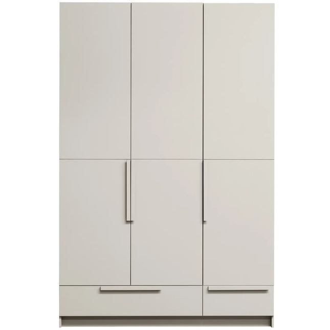 UNICORN Pure 3-door hanging/storage cabinet - split door pine dust 215x142x60 cm