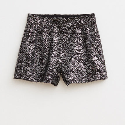 UNICORN Women's shorts glitter black xs s m l xl