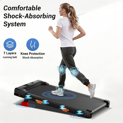 UNICORN 3-in-1 Portable Under Desk Walking Pad Black