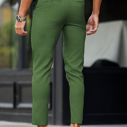 UNICORN Stylish Suit Pants with Foldable Pleat Details And Slanted Pockets s m l xl xxl