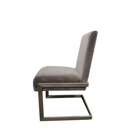 UNICORN Tube chair gray 58x47x89 cm