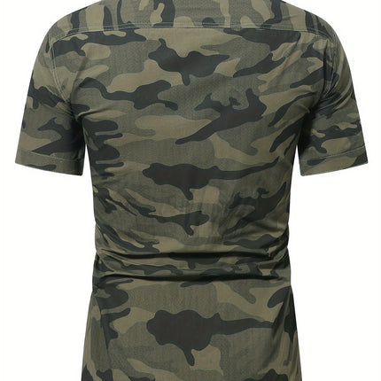 UNICORN Men'S Dress Shirt Army Green s m l xl xxl