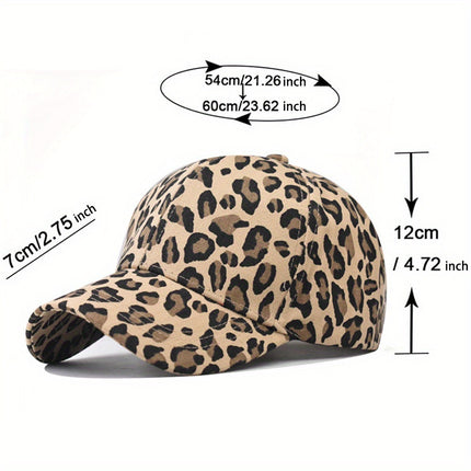 UNICORN Leopard Print Baseball Cap, Unisex Comfortable And Versatile hat