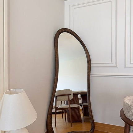 Liora - Organische Houten Spiegel 180x80 cm